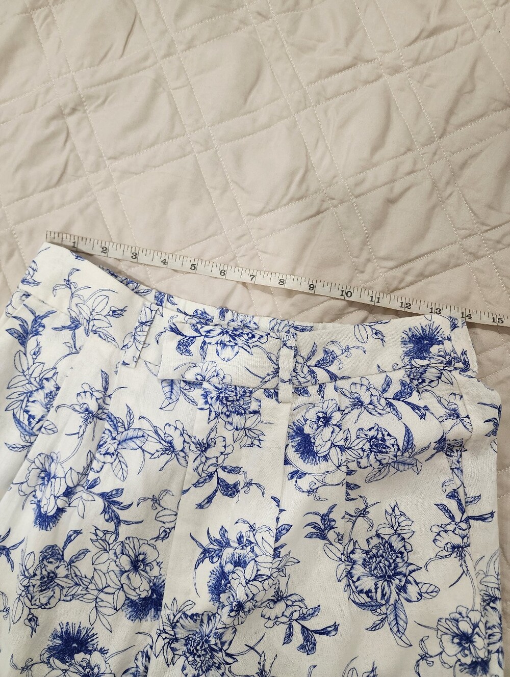 Jason Wu Floral Toile Linen Blend Halter Vest Wide Leg Pants 2 Piece Resort Set - Picture 12 of 15